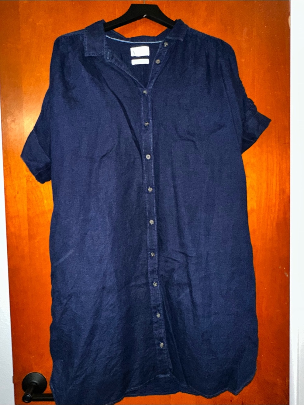 J. Crew Relaxed-fit short-sleeve Baird McNutt Irish linen shirt-dress